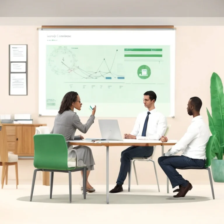 Executive coaching meeting in progress